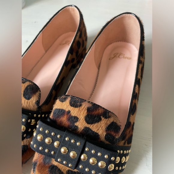 J. Crew Leopard Print Loafers, Size 8.5 - Picture 8 of 14